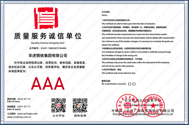 质量服务诚信单位