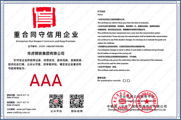 重合同守信用企业